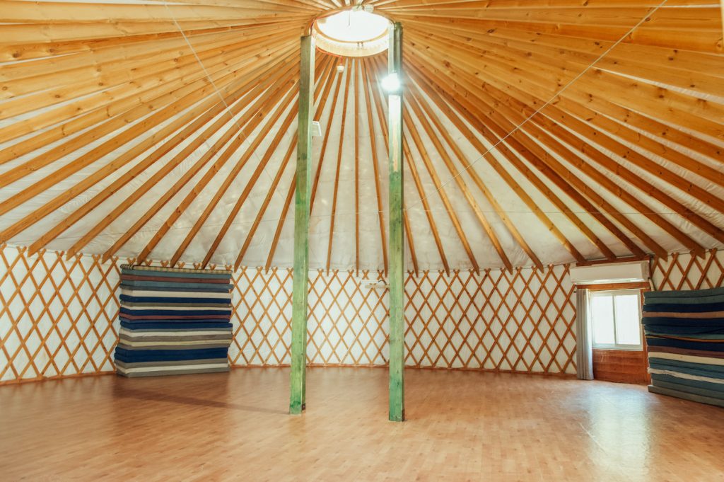 Group yurt tents