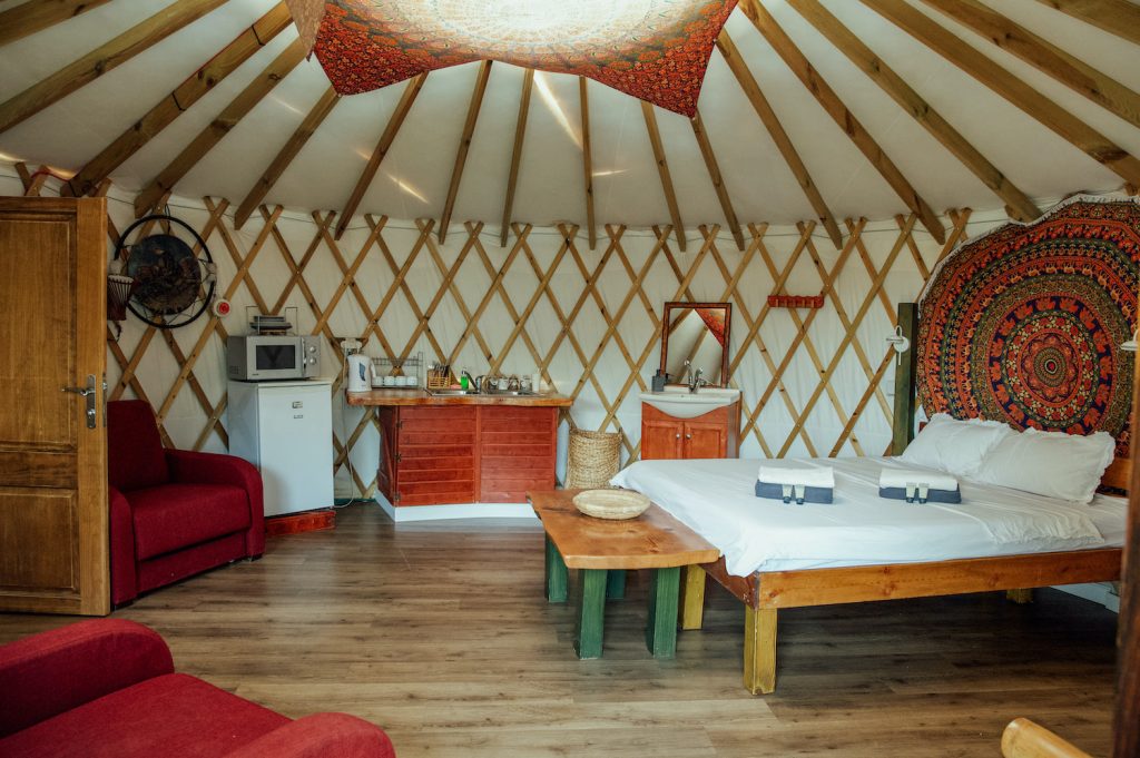 Couples yurt